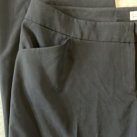 Tahari Arthur S. Levine dress pants Black mid rise flare leg NWOT Size 16 - Picture 6 of 11